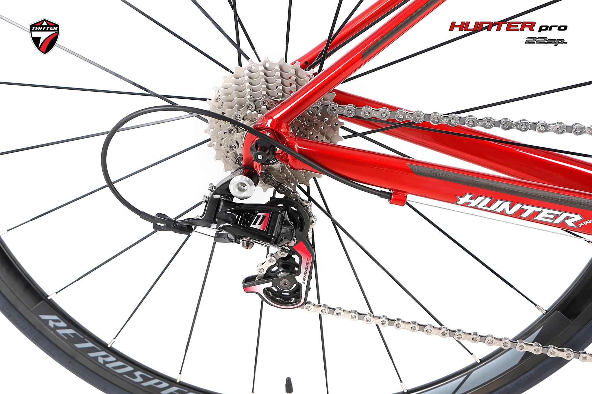 จักรยานเสือหมอบ TWITER รุ่น HUNTER PRO 11SPD