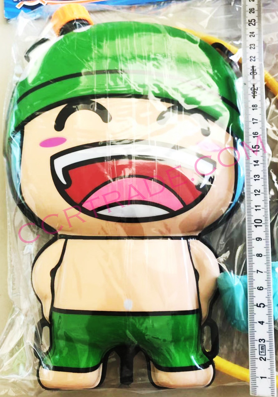 เป้ฉีดน้ำ ลายเด็กยิ้ม+ปืนปั้มถุง 41 ซม.(1x3)