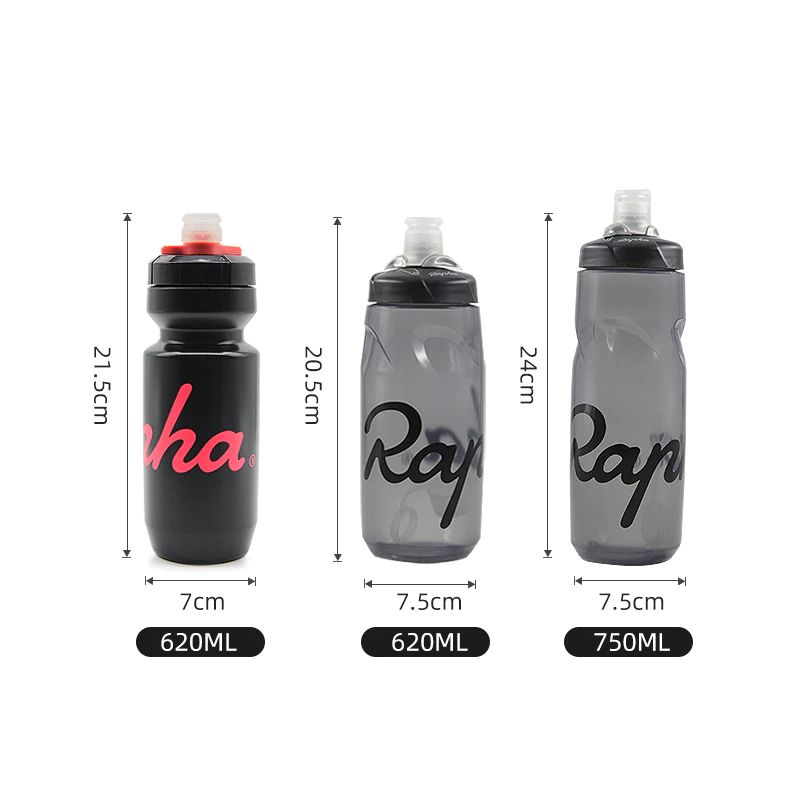 ขวดน้ำจักรยาน rapha ของแท้ พลาสติกนุ่ม ขนาด 620ml พิเศษแถมฟรีฝาปิดขวด