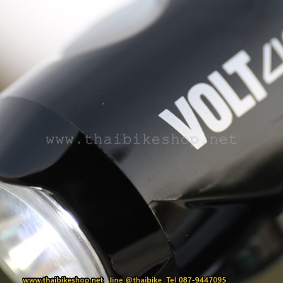 ไฟหน้าจักรยานสำหรับติดหมวกกันน็อค CATEYE VOLT400 DUPLEX, HL-EL462RC-H