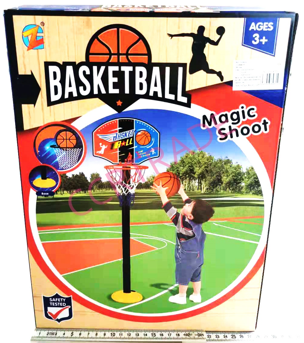 เซ็ทแป้นบาสสุดเท่+ลูกบาสกล่องใหญ่ 30x38 ซม.(1x3)