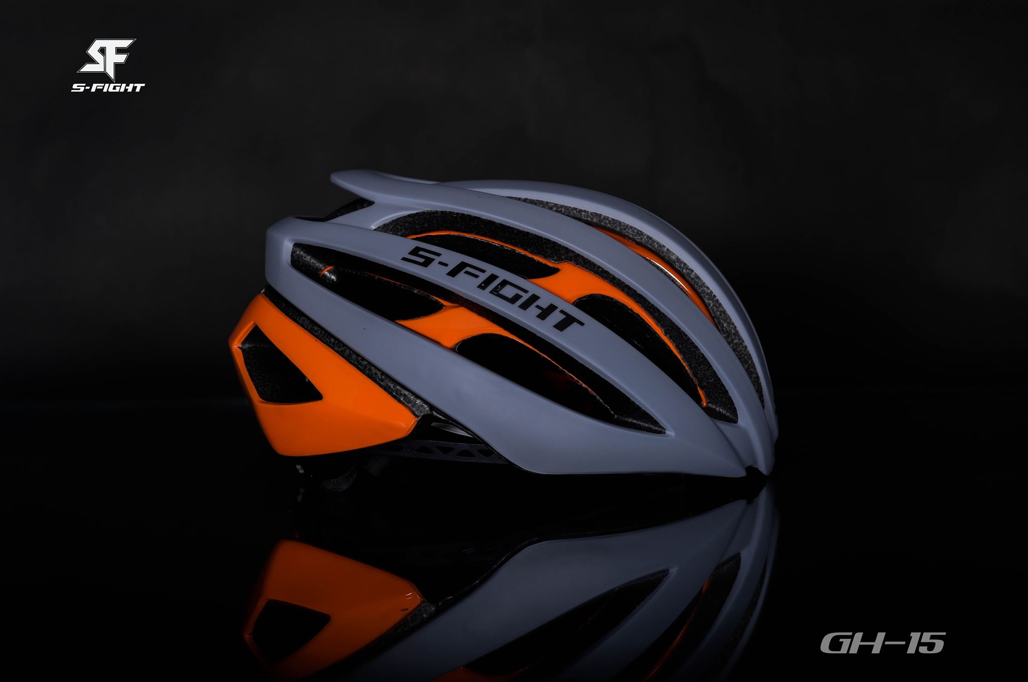 หมวกกันน็อคจักรยาน S-Fight รุ่น GH-15 หมวก 2 ชั้น เพิ่มความสวยงาม และทนทาน