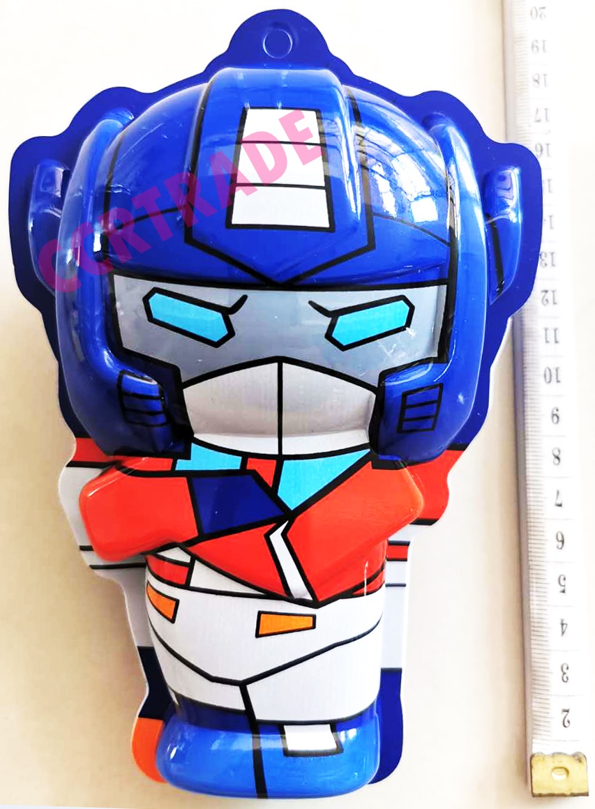 หุ่นทรานฟอร์เมอร์สุ่มนาฬิกา 9.5x16 ซม.(ลิขสิทธิ์แท้)(1x6)