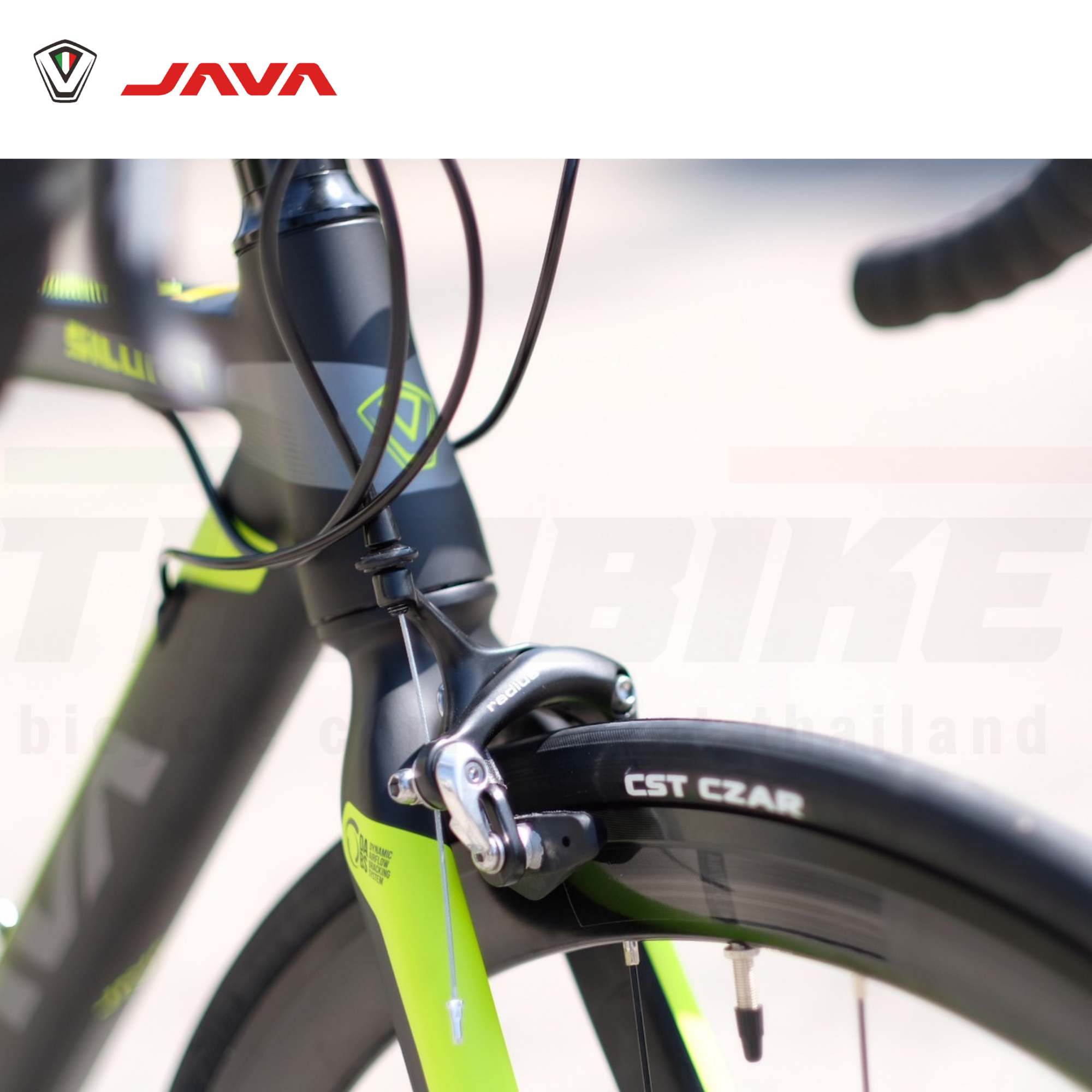 จักรยานเสือหมอบอลูมิเนียม JAVA Siluro2-18sp Rim-brake