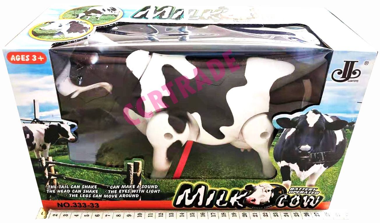 แม่วัวนม มีเสียงมีไฟกล่อง 17x28.5 ซม.(1x3)