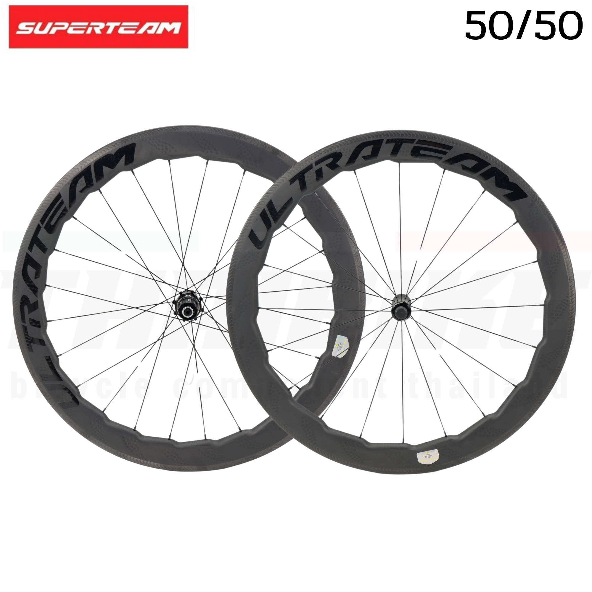 ล้อจักรยานเสือหมอบคาร์บอน ULTRATEAM CURVE เซรามิค 50/50