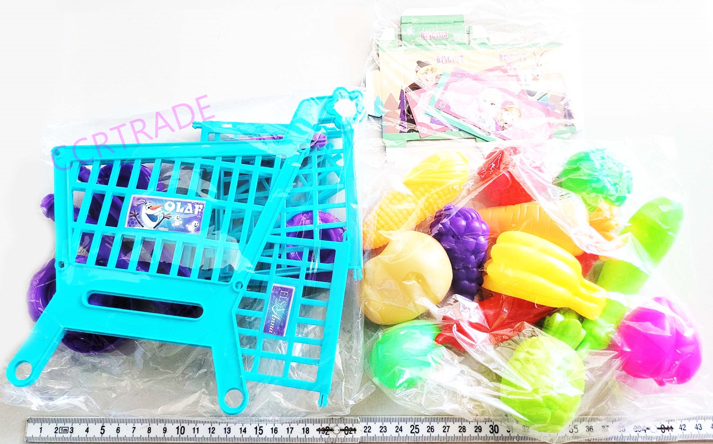 เซ็ทรถเข็นซุปเปอร์โฟรเซ่นกล่อง 28x30 ซม.(ลิขสิทธิ์แท้)(1x3)