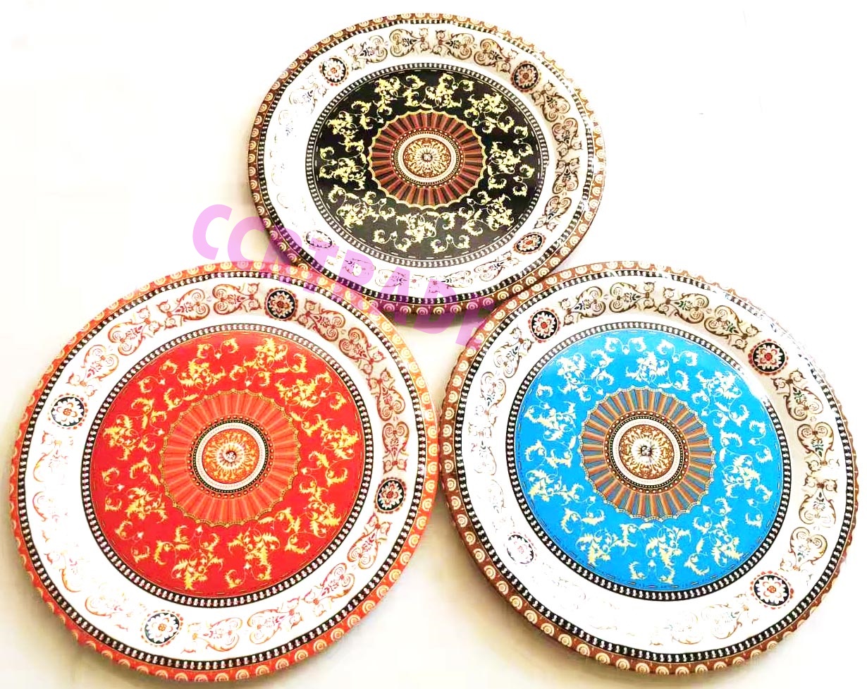 ถาดแขกจัมโบ้ กลม 34.5 ซม.