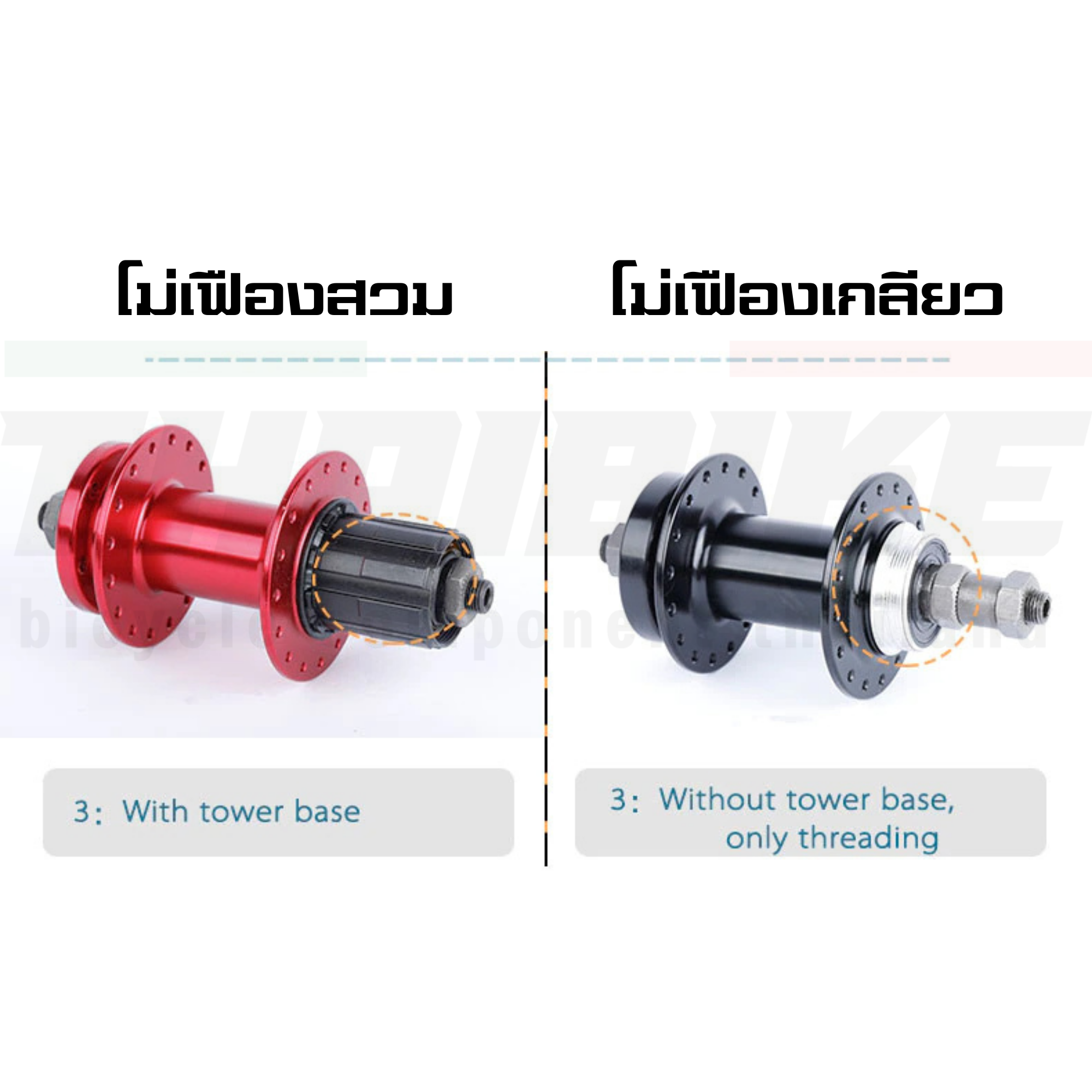 เครื่องมือถอดเฟืองจักรยาน ตัวถอดเฟืองสวม เฟืองเกลียว SHIMANO