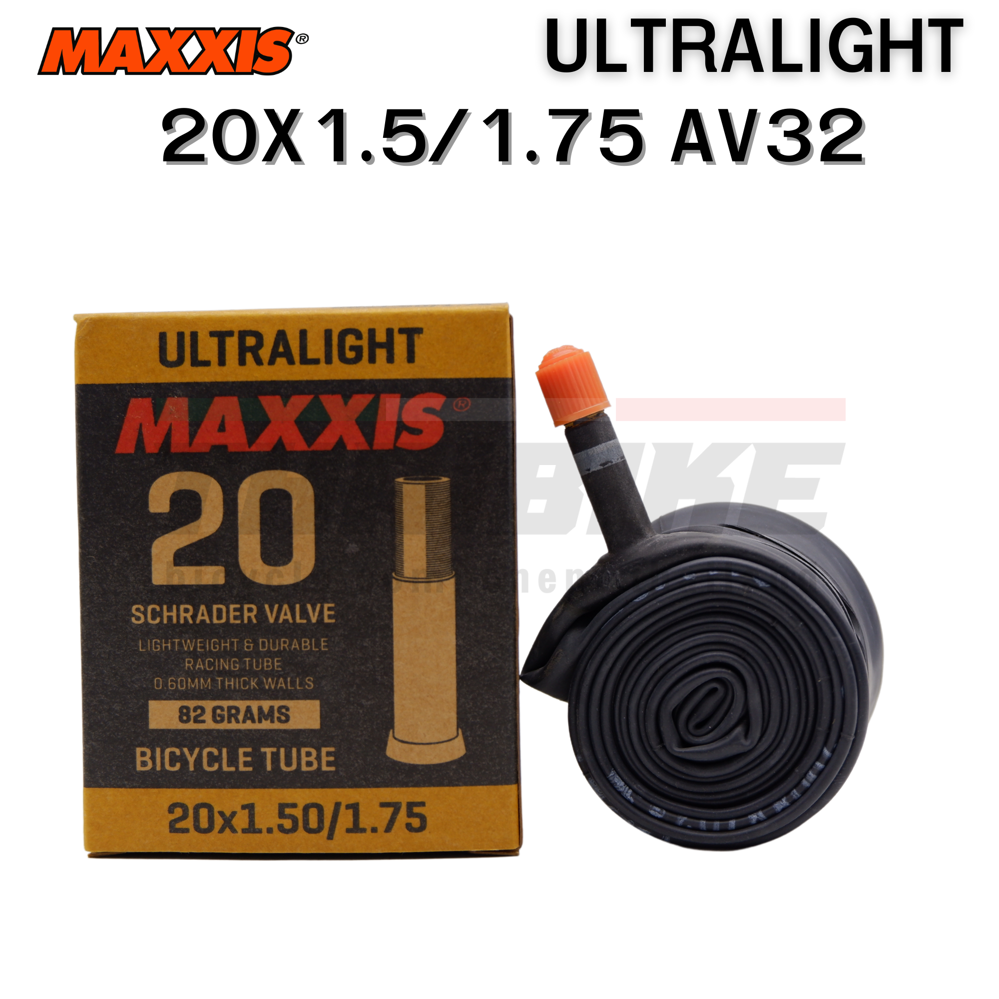 ยางในจักรยาน MAXXIS ULTRALIGHT 20X1.5/1.75 AV32