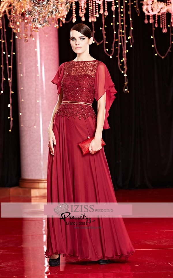 T027 **พรีออเดอร์เดรสชุดเลื่อมสีแดง สีดำ**ชุดราตรียาวสีแดง ชีฟองแขนสั้น เล่นดีเทลลูกไม้ผสมเลื่อมซีทรูช่วงอก เข้ารูปช่วงเอวแต่งแถบเพชรสี่เหลี่ยมกระโปรงทรงปล่อย สวยหรู ไฮโซมากๆ ค่ะ