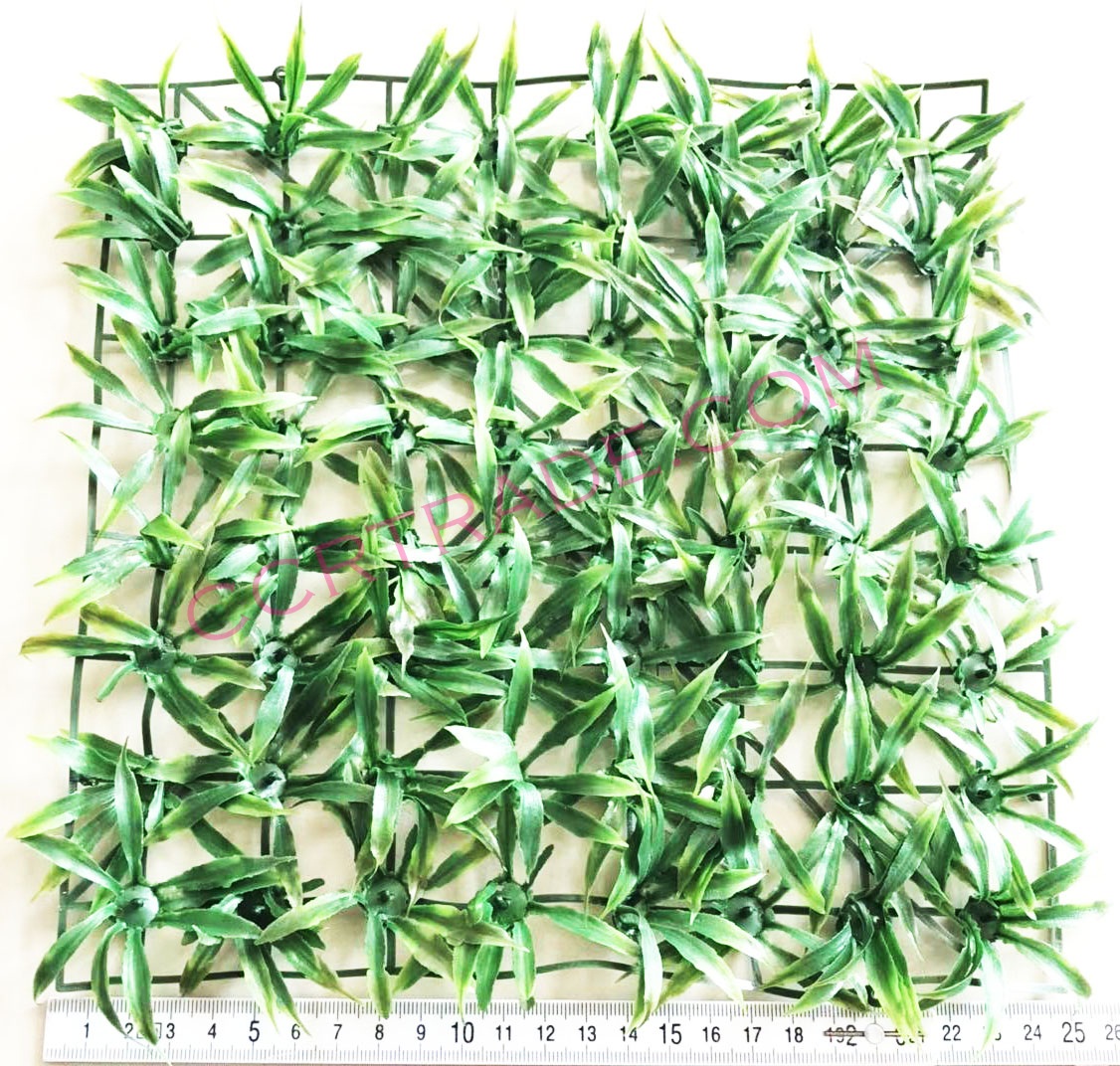 หญ้าปลอมสนามใบใหญ่ 25x25 ซม.