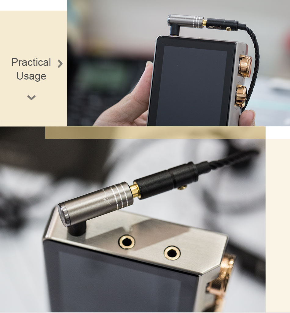 ขาย Cayin PH4X หัวแปลง 4.4 บาล้านซ์เป็น 2.5 บาล้านซ์ ชุบทอง24K