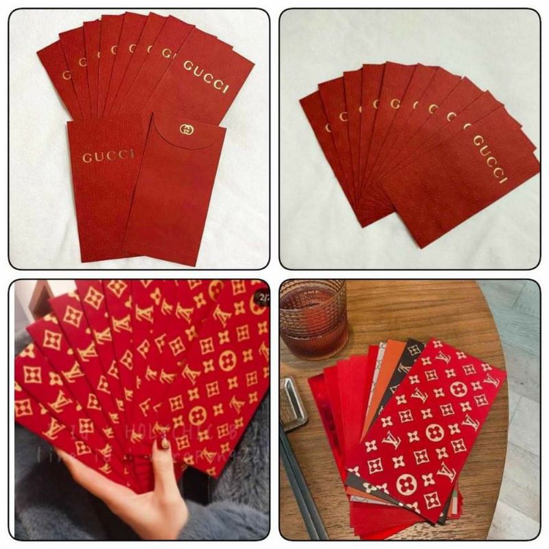 ซองตรุษจีน ซองอั่งเปา สวยๆ ซองแดง 🧧มีส่ง lineman🧧ซองแตะเอียแบรนด์เนม ซองอั่งเปาคนรวย ดูแพงมาก