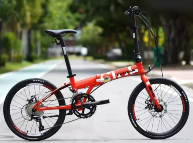 SALE!!! TrinX Flybird 3.1 จักรยานพับได้ เฟรมอลู 18 สปีด กะโหลกกลวง ดิสเบรค ดุมแบริ่ง