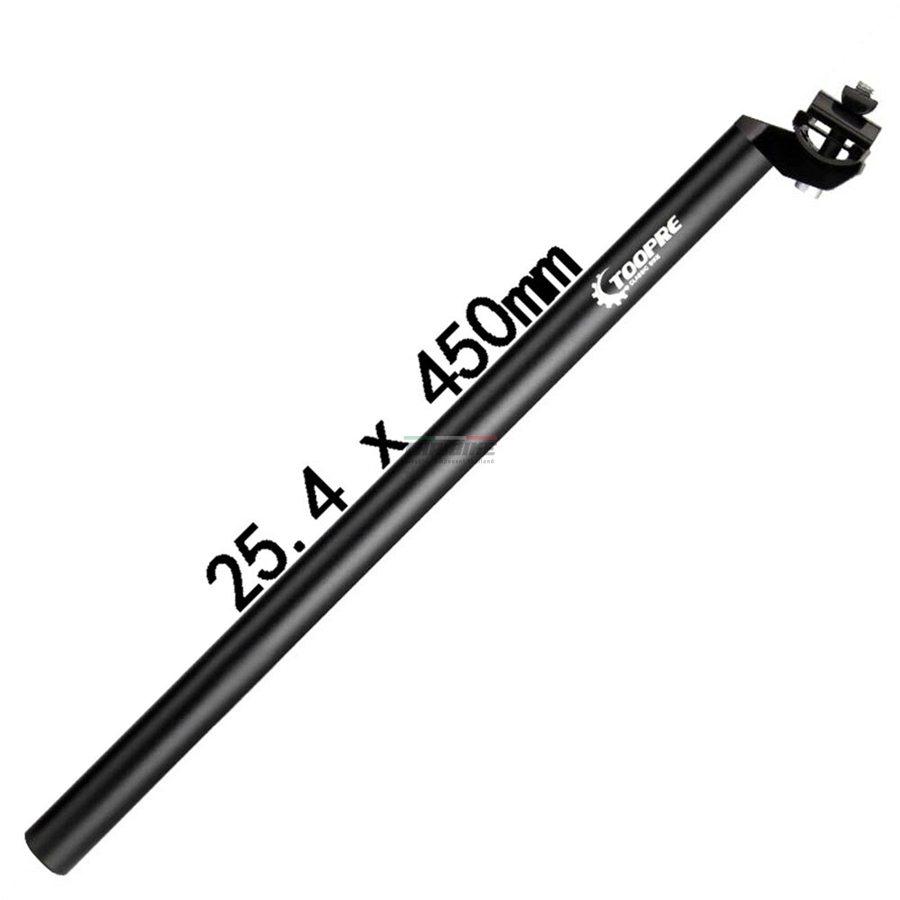 หลักอานจักรยานอลูมิเนียม เยืองหลัง TOOPRE ยาว 450 มม. 25.4 27.2 28.6 30.4 30.8 31.6 มม.