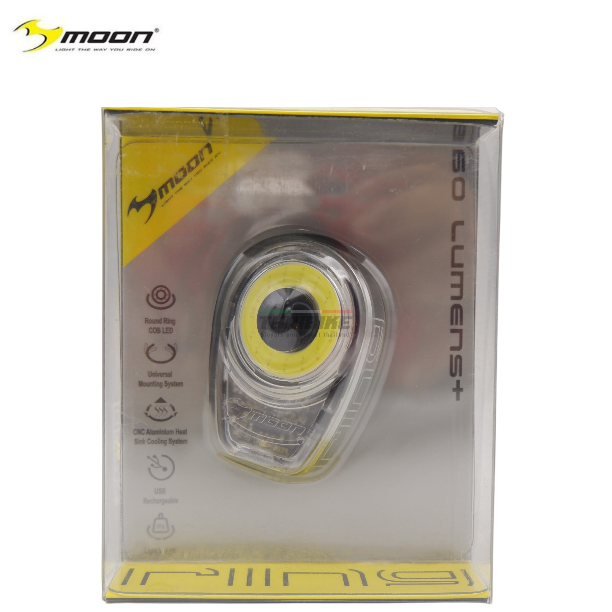 ไฟจักรยานของแท้ Moon RING-W ไฟสีขาว Moon Ring-W 60lm Front Light