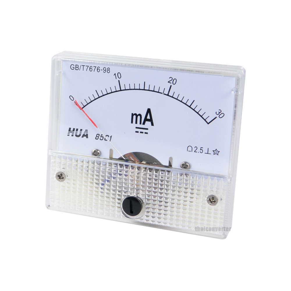 แอมมิเตอร์ DC Analog 10-500mA Built-in Shunt