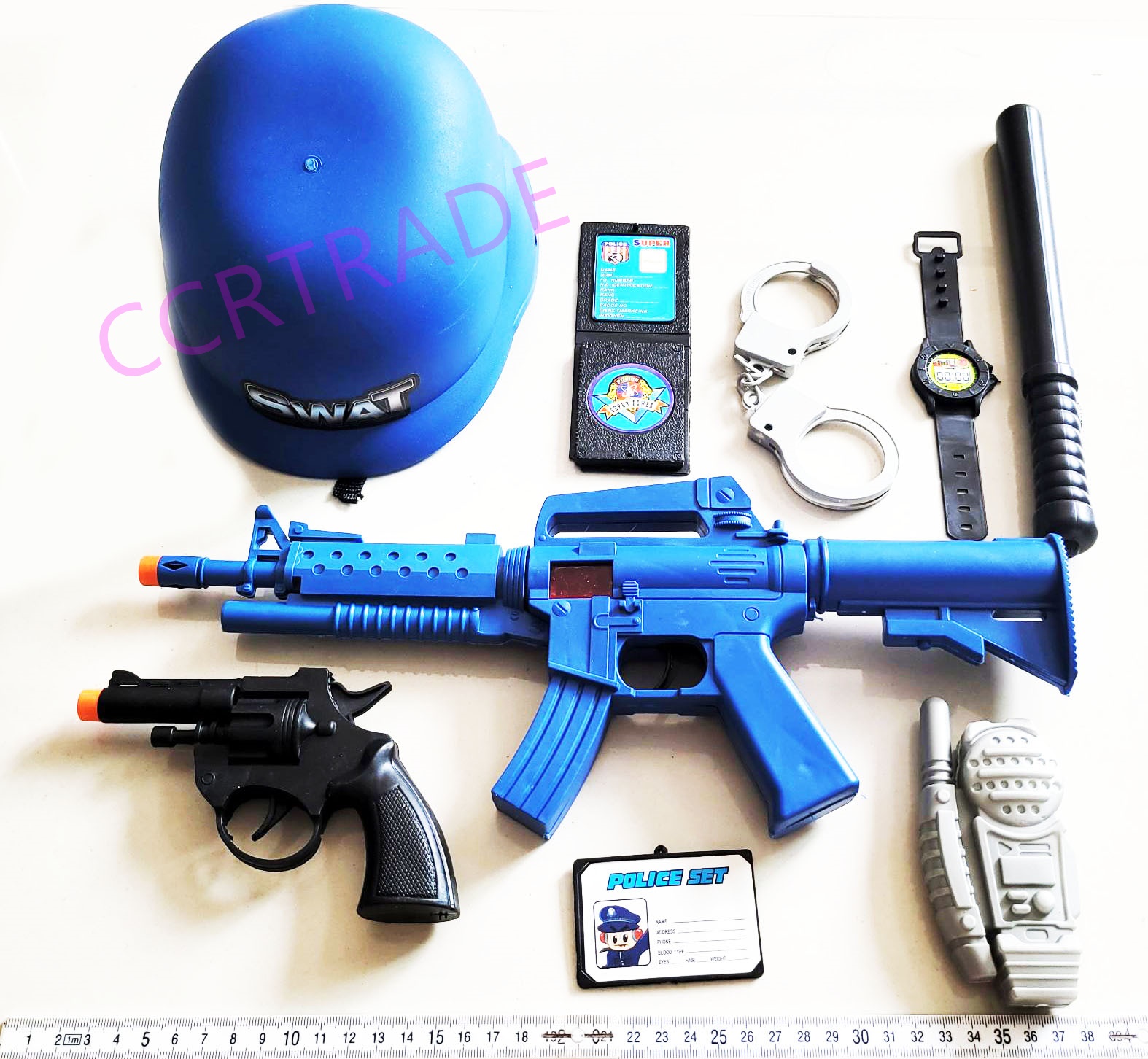 เซ็ทคอมมานโด+ปืน M16 ถุงตาข่าย 19x48 ซม.(1x3)