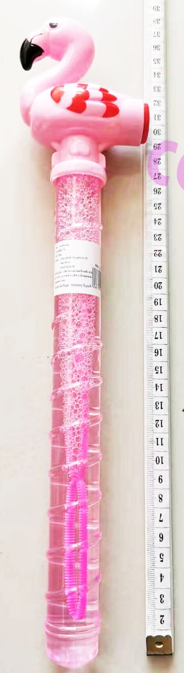 กระบองเป่าฟองฟลามิงโก้จัมโบ้ มีเสียง 35 ซม.กล่อง(1x18)