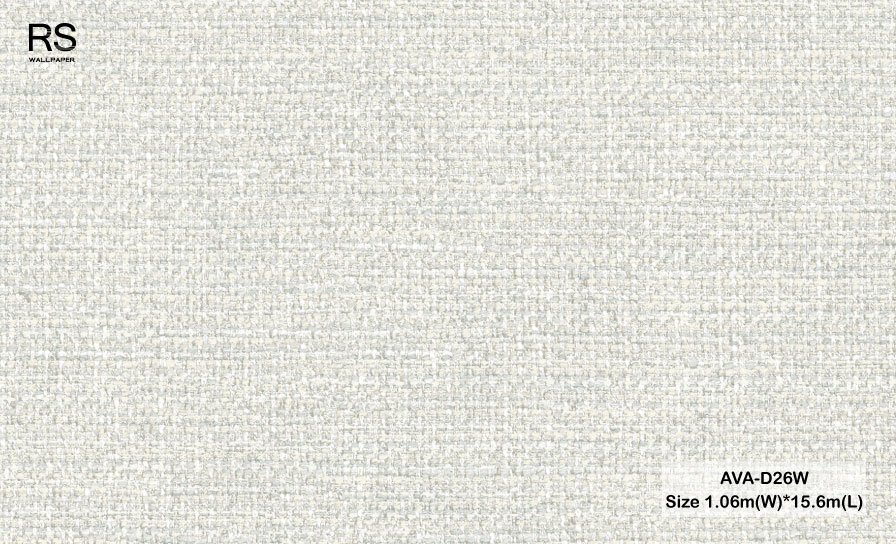 วอลเปเปอร์ลายผ้า สีเทา AVA-D26W