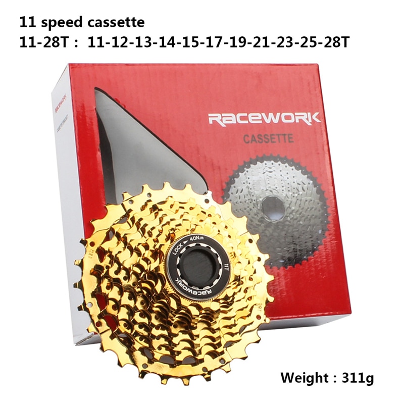เฟืองหลังจักรยาน RACEWORK ขนาด11-28 Racework Ut R8000 11-28T road cycling Cassette THAIBIKE