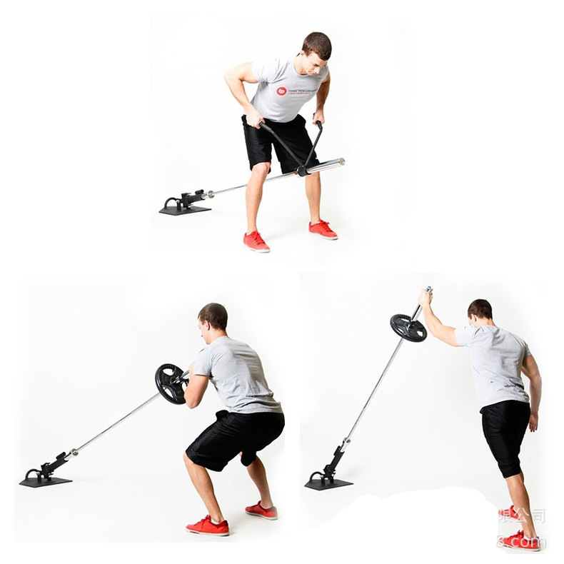 แท่นสวมคานบาร์เบลโอลิมปิค เล่นส่วนหลัง ปีก ไหล่ ใส่บาร์ 1 นิ้ว 2 นิ้ว Landmine Rotational Training Base