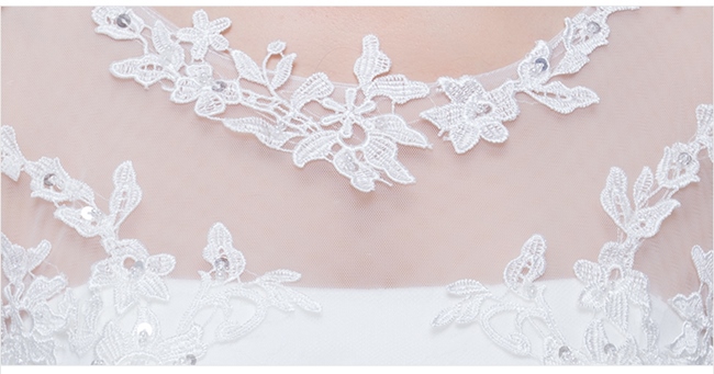 BR141 **พรีออเดอร์**ชุดแต่งงาน&ชุดเจ้าสาวแบบยาวสีขาวเกรดพรีเมี่ยม เปิดไหล่ มีแขน หรูหราน่ารัก สวยโดดเด่นไม่ซ้ำใคร