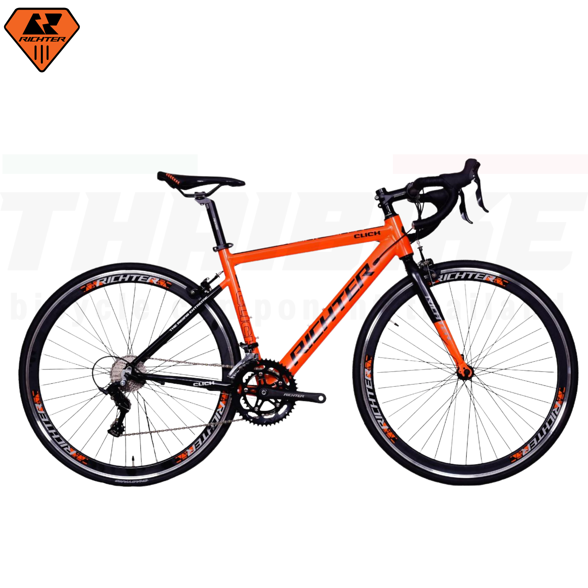 จักรยานเสือหมอบมือตบ RICHTER CLICK อลูมิเนียม 18 เกียร์ แบบมือตบ