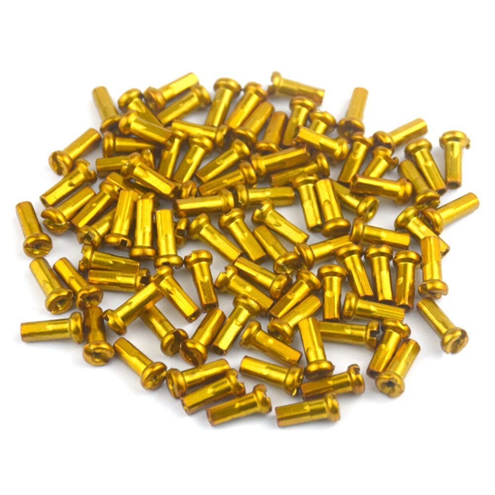 หัวซี่ลวดจักรยานเสือหมอบ เสือภูเขา แบบเหล็ก 14G ยาว 12/14 มม. ชุดละ 50 ชิ้น