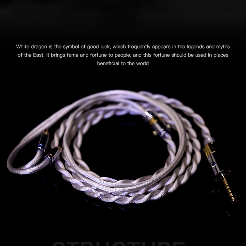 ขาย Hakugei White Dragon สายอัพเกรดหูฟัง ผสมโลหะหายาก Palladium