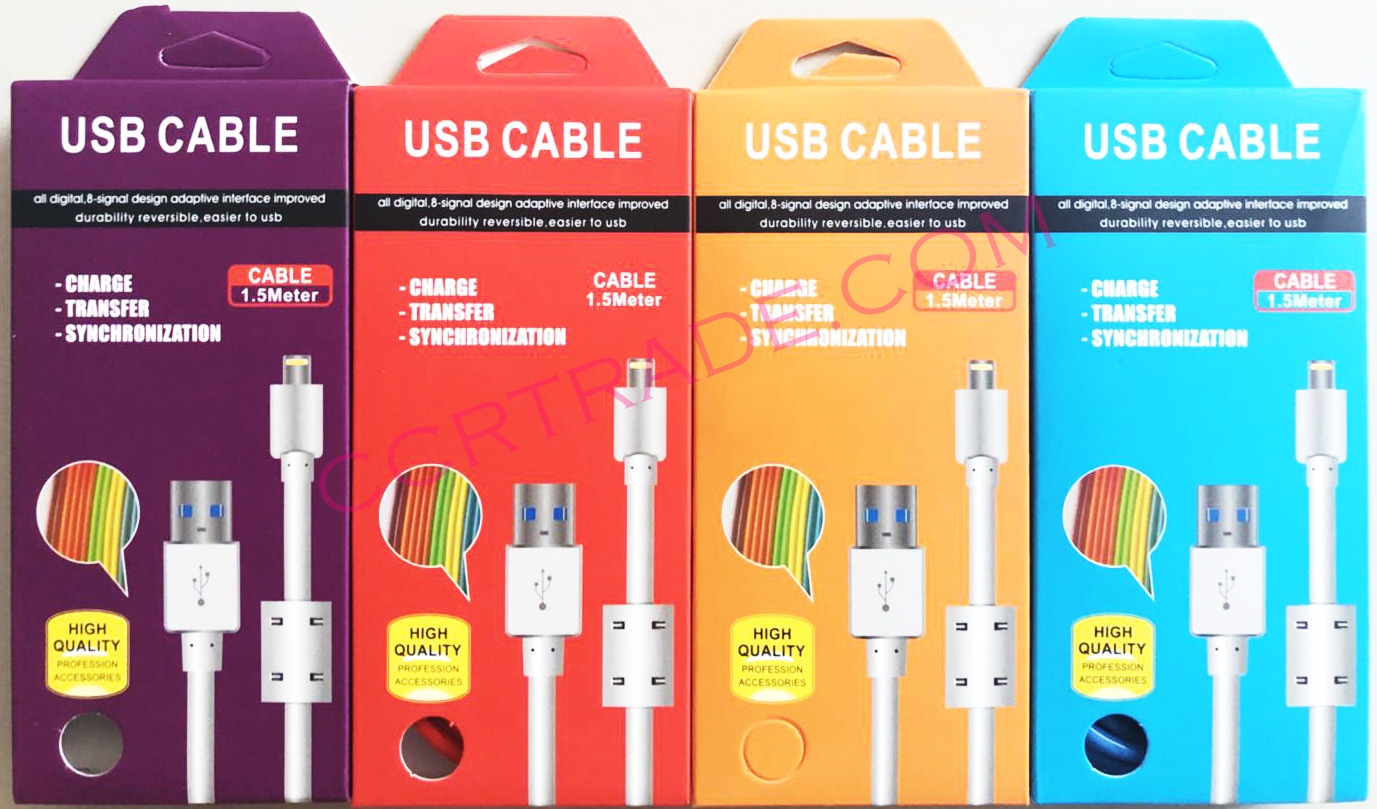 สายชาร์ทไอโฟน 1.5 ม. กล่อง 17 ซม.(กันไฟกระชาก)