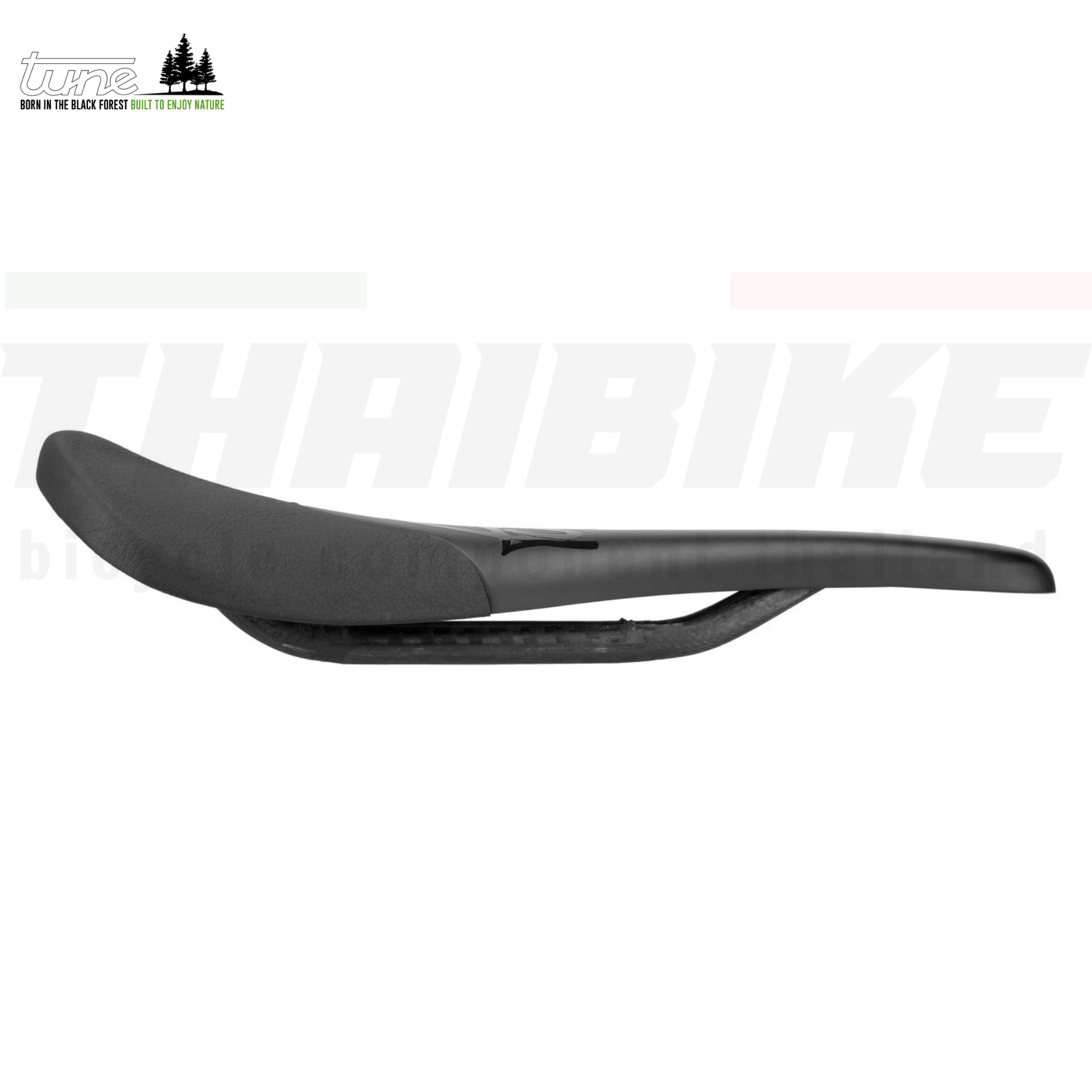 อานจักรยานคาร์บอนหุ้มหนัง Tune Komm-Vor Carbon Saddle