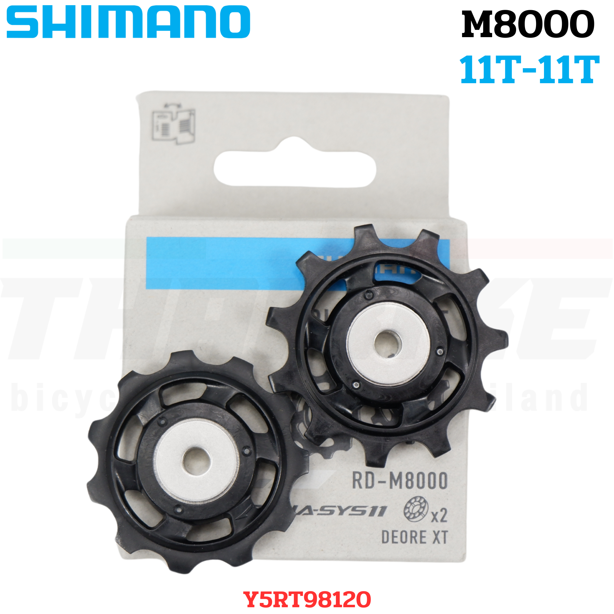 ลูกกลิ้งตีนผีหลังจักรยานเสือหมอบ PULLEY SHIMANO 4700/5800/6800/R8000/M4000/M610/M6000/M7000/M780/M8000/6700/Deore/XT/SLX/Ultegra/105