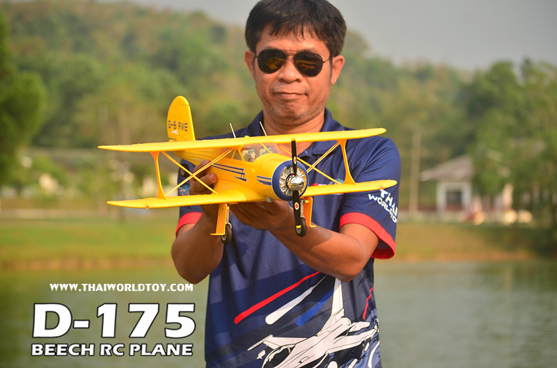 ฺBEECH D-175 RC PLANE เครื่องบินบังคับปีกสองชั้น