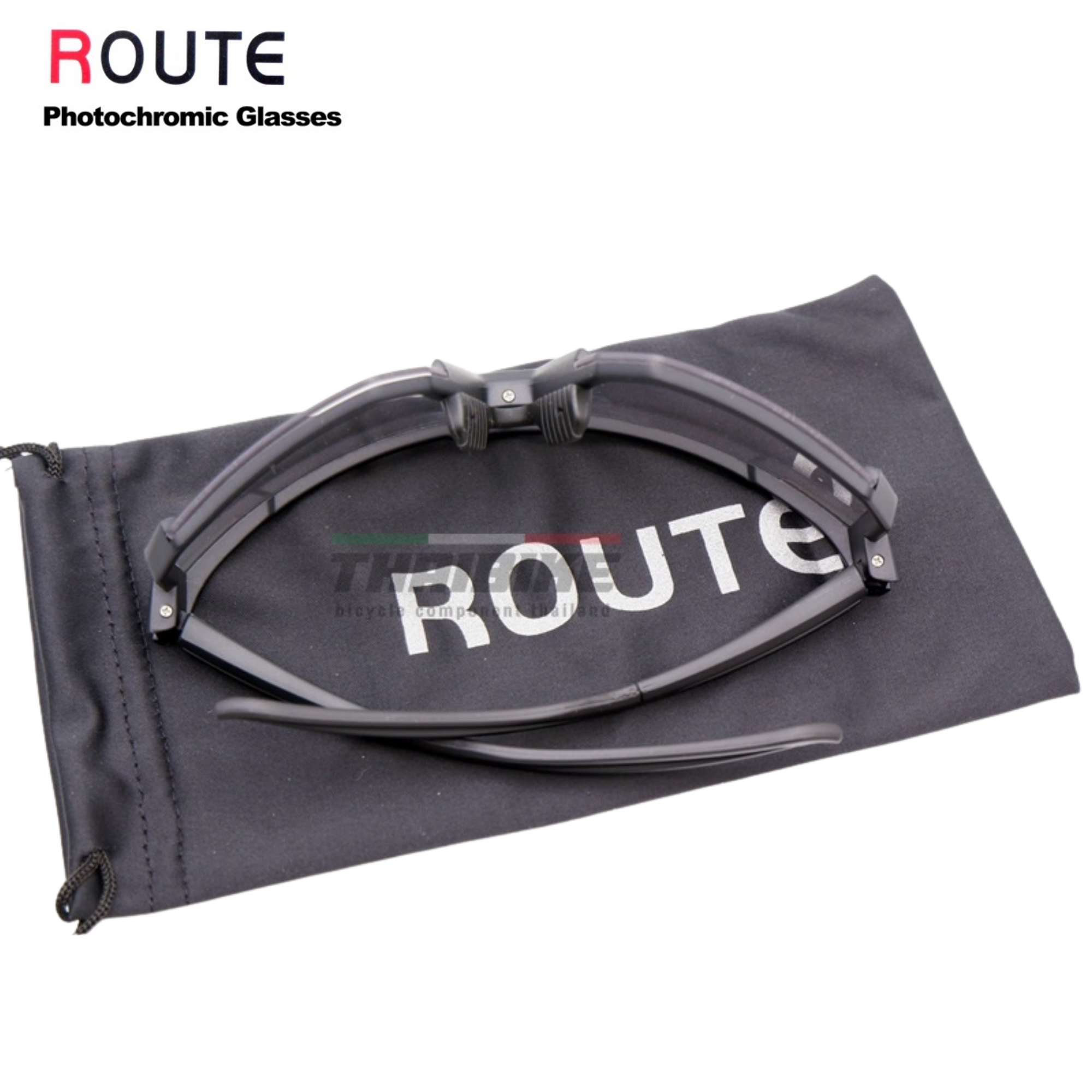เลนส์ปรับแสงออโต้ แว่นตาปั่นจักรยาน ยี่ห้อ ROUTE photochromic by JAVA