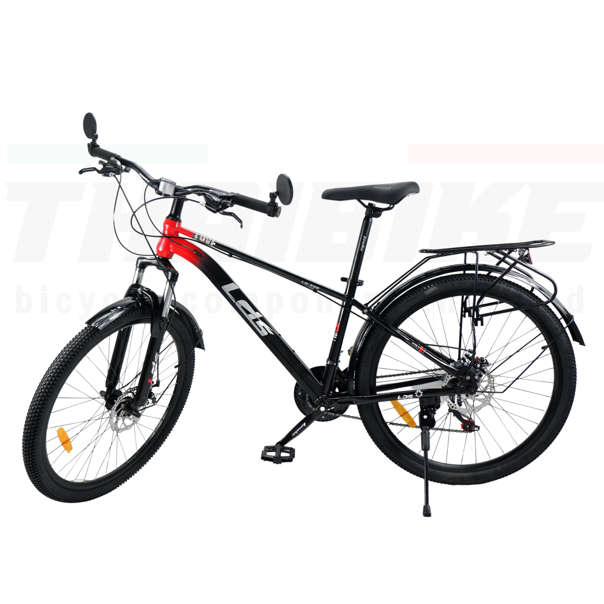 จักรยานเสือภูเขา LDS 26 นิ้ว แถมฟรี บังโคลน ตะแกรงหลัง GS188