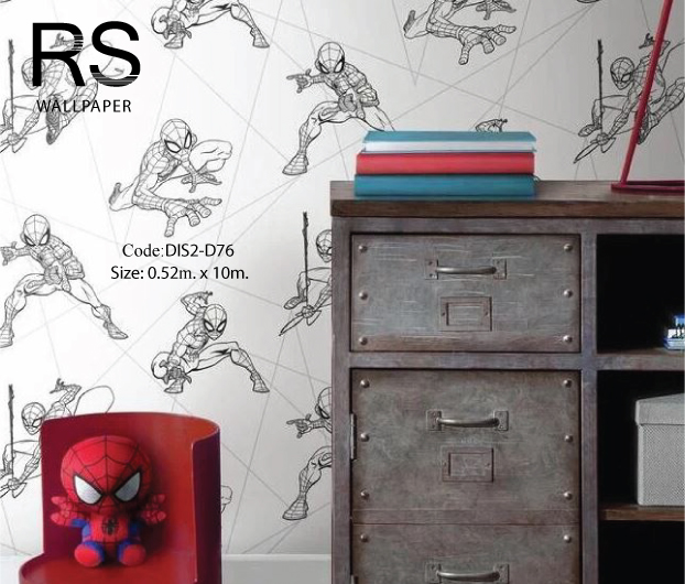 วอลเปเปอร์ลายการ์ตูนมาร์เวล SPIDER MAN DIS2-D76