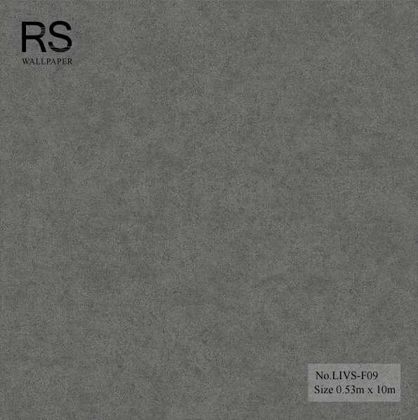 วอลเปเปอร์ ลายปูนเปลือยสีเทา No.LIVS-F09