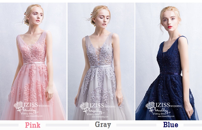 PJ001 **ชุดราตรีน้ำเงินเกรด A งานสวยเหมือนแบบค่ะ **พรีออเดอร์ชุดราตรีสีน้ำเงินหรูหรา ชุดพรีเวดดิ้งสั่งตัดได้ค่ะ งานเกรดพรีเมี่ยม ตัดเย็บปราณีต สวมใส่สวยงามดุจเจ้าหญิง