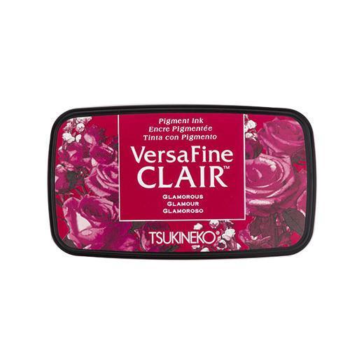 หมึกปั๊มกระดาษ versafine clair_glamorous (สีแดง)