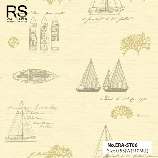 วอลเปเปอร์ ลายเรือใบ No.ERA-ST06