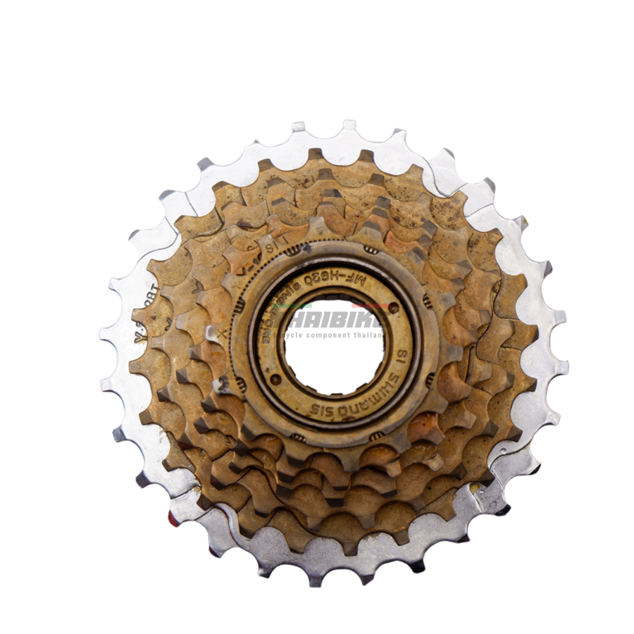 เฟืองเกลียวจักรยาน SHIMANO MF-HG20 6SPD ขนาด 13-27T