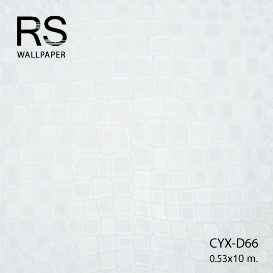 วอลเปเปอร์ลายหนัง สีขาว CYX-D66