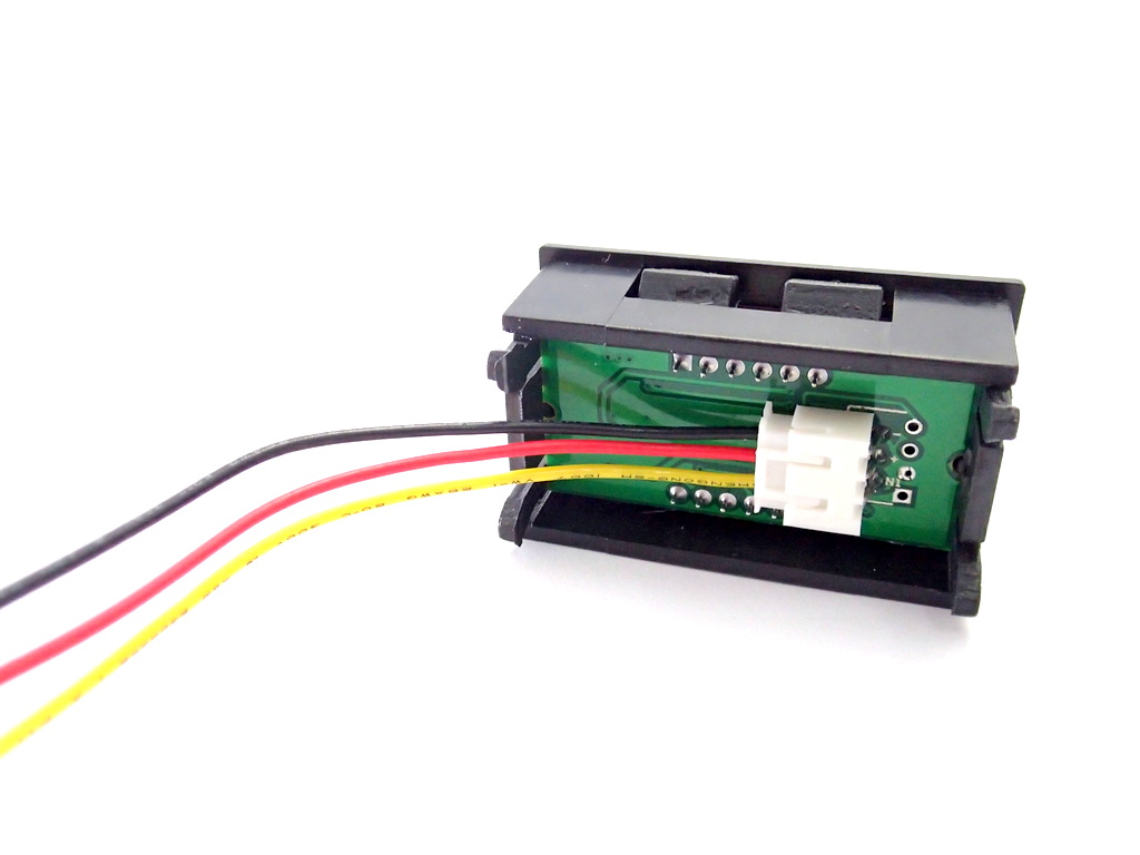 ดิจิตอลโวลต์มิเตอร์ DC 0-100V 3-wire 0.56" [Red]