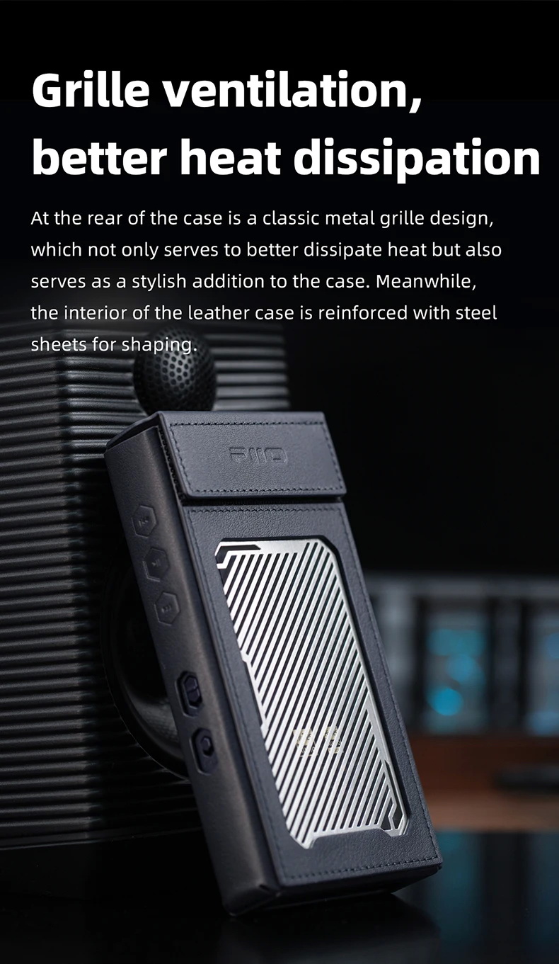 เคสหนัง Fiio SK-M23 เคสหนังสำหรับ M23 ให้การป้องกันที่ยอดเยี่ยม ทนทาน เฉพาะเคส [-เคส-]