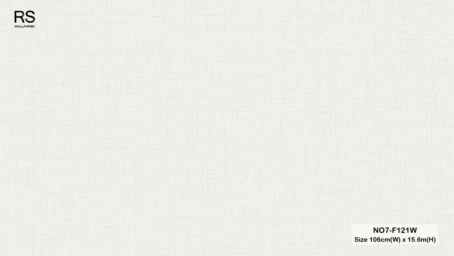 วอลเปเปอร์ สีขาว NO7-F121W