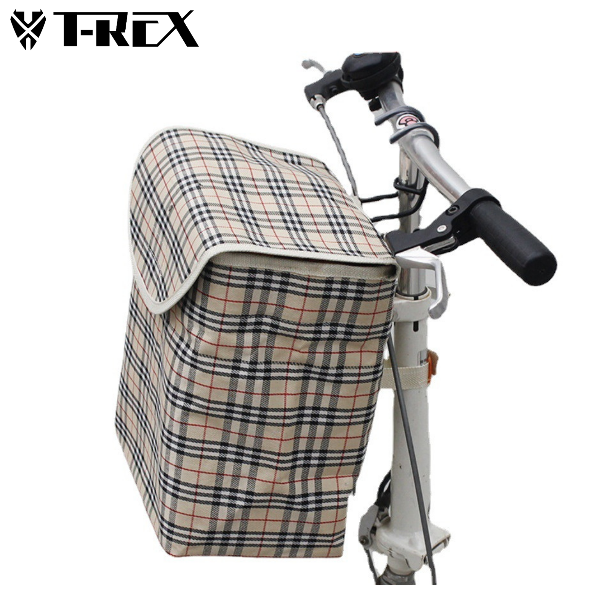 กระเป๋าติดรถจักรยานหน้าแฮนด์ แบบทรงเหลี่ยม