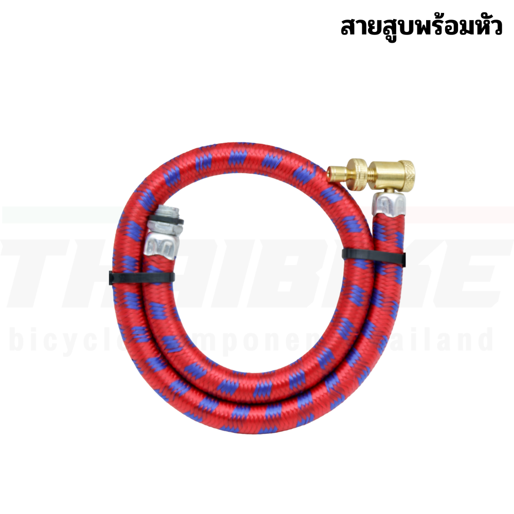 ที่สูบลมจักรยาน รถยนต์ FARMER FM-101 ฟาร์เมอร์ แบบมีหม้อพัก อเนกประสงค์