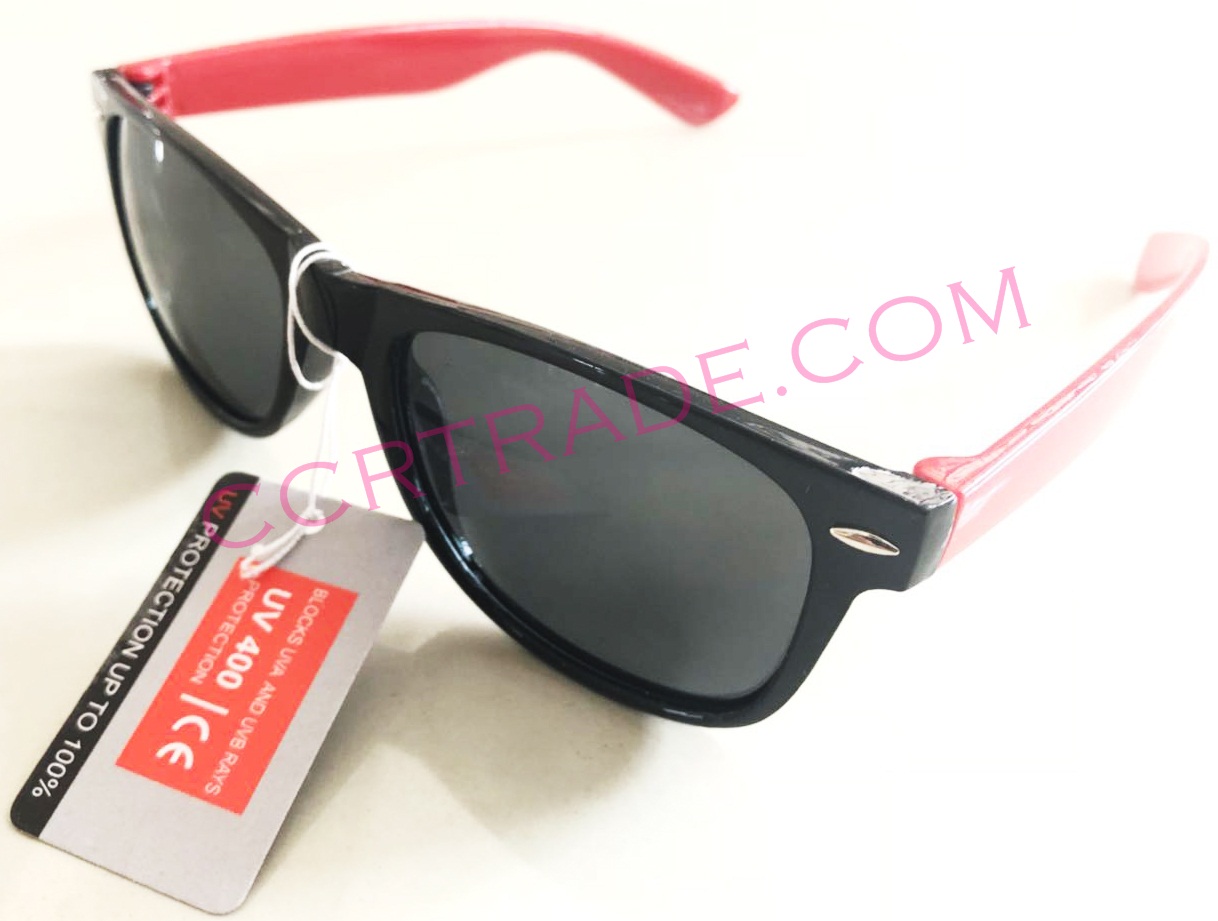 แว่นกันแดดทรง Rayban ขาสี กัน UV 100% (Free size)